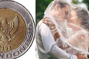 Kaya Mendadak Pengantin Wanita Dapat Maskawin Uang Koin Rp 1000 ...