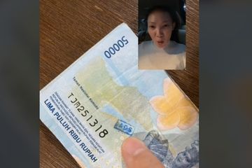 Uang Rp 50 ribu yang ada capnya