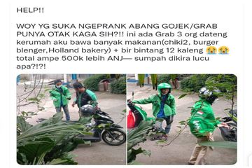 3 Driver Ojol Kena Prank Nyaris Rugi Ratusan Ribu Rupiah, Netizen ...