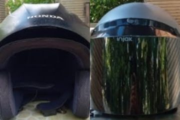 Video Cara Membuat Helm Bogo dari Helm Honda, Ternyata Cukup Pakai ...