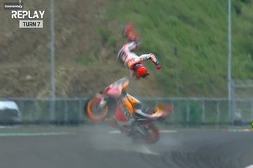 BREAKING NEWS, Marc Marquez Crash di Warm Up MotoGP Mandalika 2022 -  Motorplus