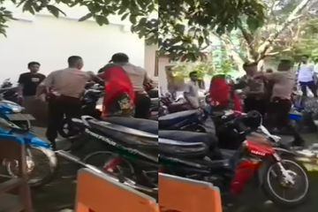 Video Pemotor Mahasiswa Dipukul Oknum Keamanan Parkir Kampus ...