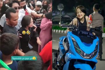 Jeje Slebew Marah Saat Diminta Foto, Begini Gayanya Naik Honda PCX ...