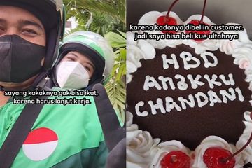 Driver Ojol Dibuat Bahagia, Anaknya Ulang Tahun Dapat Hadiah Dari ...