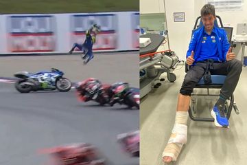 Joan Mir Patah Tulang Pergelangan Kaki Akibat Highside di MotoGP ...