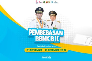 Program pemutihan pajak motor di Jawa Barat sampai 23 Desember 2022 mendatang, BBNKB II dibebaskan.