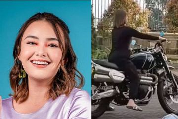 Amanda Manopo Cabut dari Ikatan Cinta, Berani Bawa Motor 1.200 cc ...
