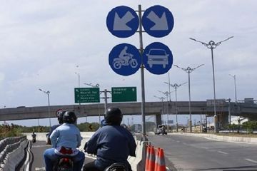 Singkatan jalan tol tidak ada hubungan dengan pelarangan dilalui oleh motor