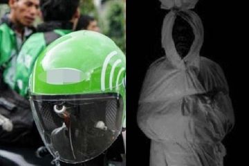 Kaget Driver Ojol Kena Prank Pocong Saat Lewat Kuburan, Motor ...