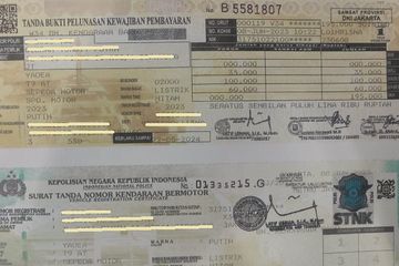 Pajak kendaraan motor listrik murah, pajak tahun pertama cuma Rp 95 ribuan.