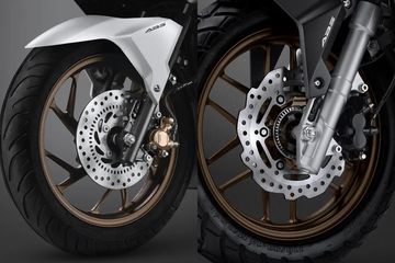 Ilustrasi rem ABS di Honda Vario 160 (kiri) dan ADV 160, fitur yang bisa tekan angka kecelakaan.