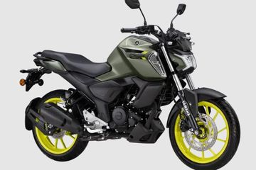 Yamaha FZ-S 2024 detail tampilan warna Cyber Green