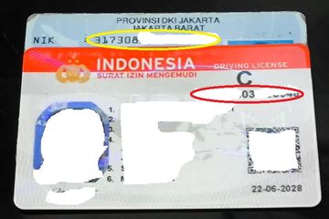 Nomor SIM diganti dengan NIK KTP bulan depan.