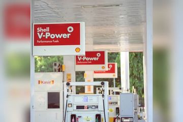 Foto ilustrasi SPBU Shell yang menjual BBM selain Pertamina.