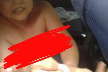 Ini Video Ibu Ibu Nekat Telanjang Dada Setelah Tabrak Pemotor Motorplus Online Com