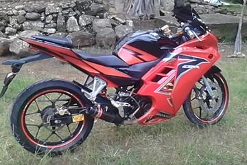 Anjay Motor Bebek Dimodifikasi Jadi Motor Sport Pakai Fairing Honda Cbr Motorplus Online Com