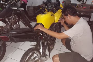 Bengkel Global Ninja di Jln Adiyaksa Raya No 3b Lebak bulus, Jakarta Selatan