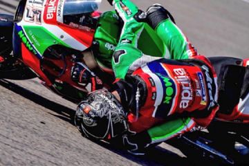 Scott Redding lakukan head down di MotoGP Jerman.