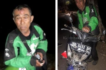 Biadab... Kakek Driver Ojol Luka Parah Usai Dijambret dan Motornya ...