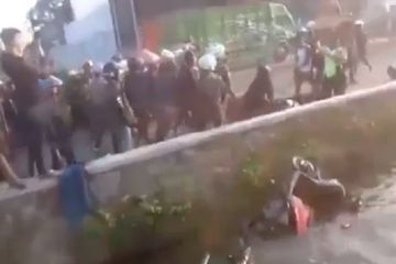 Update Bentrok Ojol dan Opang di Bojongsoang, Polres Bandung Turun ...