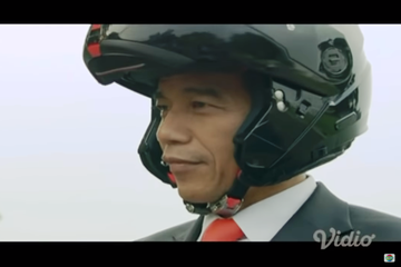 Jokowi pada video aksi pembukaan Asian Games 2018