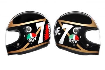 agv t2 barry sheene replica helmet