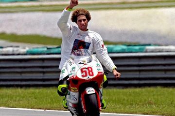 Mendiang pembalap MotoGP, Marco Simoncelli.