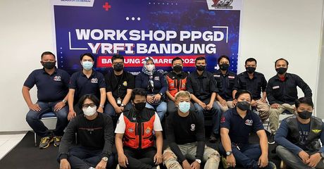 Keren, YRFI Bandung Kopdar Sambil Workshop Pertolongan Pertama Gawat Darurat