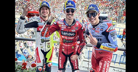 Francesco Bagnaia Sukses Abis di MotoGP Spanyol 2024, Makin Sukses Lagi Lewati Rekor Guru