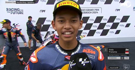 Bangga Veda Ega Pratama Pecah Telor Podium Red Bull Rookies Cup Bertarung Keras Lawan Rider Eropa