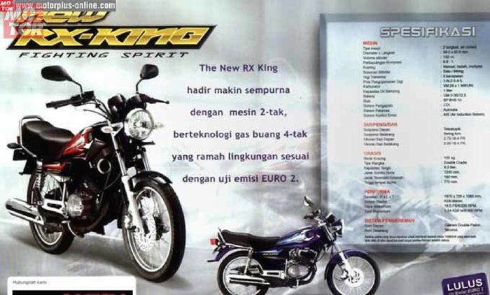 Nostalgia Brosur Dan Iklan Motor Zaman Dulu, RXKing