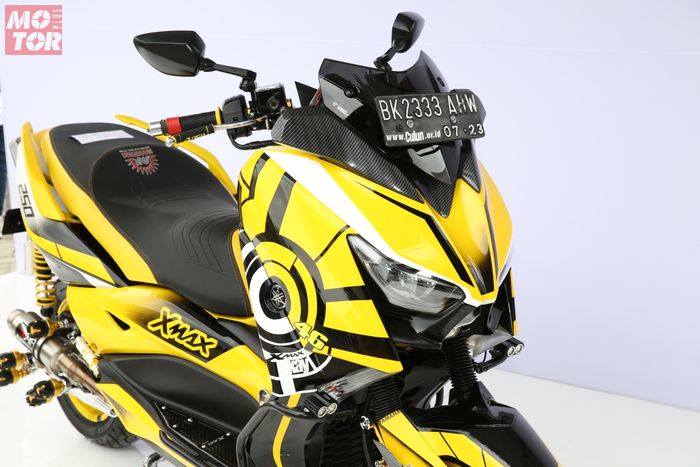 Begini Jadinya Kalau Fans Rossi Modifikasi Yamaha XMAX 