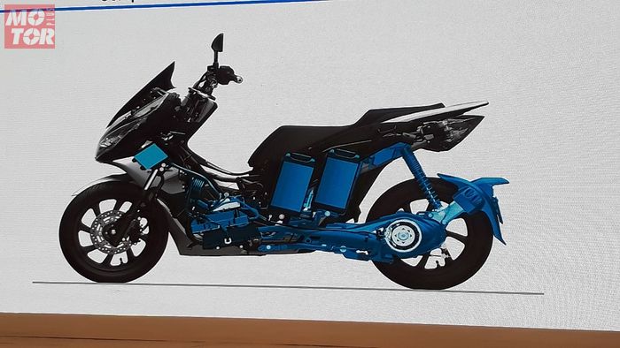 Sistem baterai di Honda PCX Electric