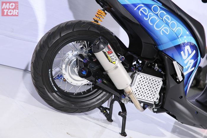 Pangkas Sepatbor Belakang Yamaha Lexi Ini Juara Rising Star Di Customaxi Bandung Semua Halaman Motorplus