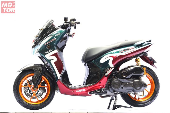  Modifikasi  Jok  Motor Yamaha Lexi  Kumpulan Gambar Foto 