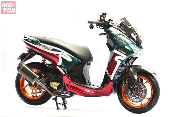 Modifikasi Striping Yamaha Lexi  Yamaha Otomotif