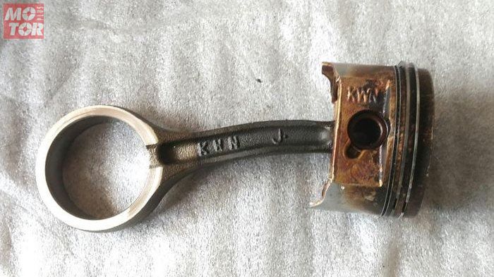 Piston rusak akibat water hammer