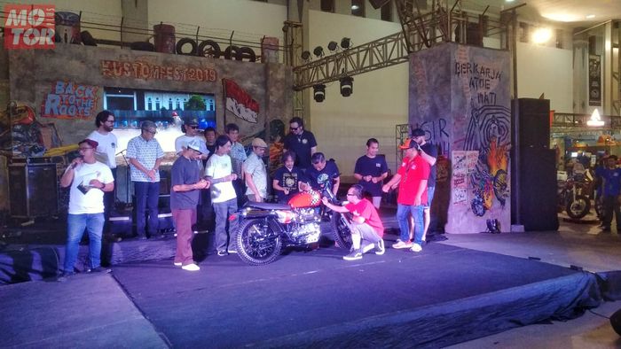 Ontoseno lucky draw Kustomfest 2019 Ditandatangani oleh semua juri undangan