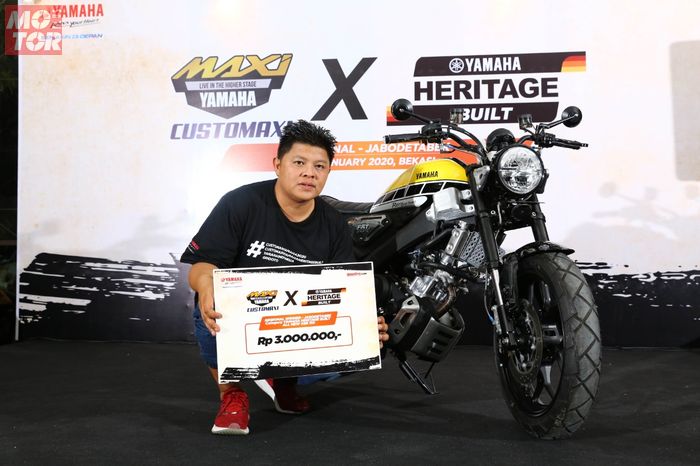 XSR 155 pemenang Yamaha Heritage Built di Bekasi