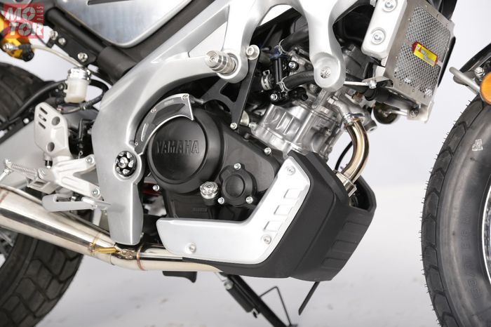 Yamaha XSR 155 Cafe Racer pemenang kelas Heritage Built di Pontianak