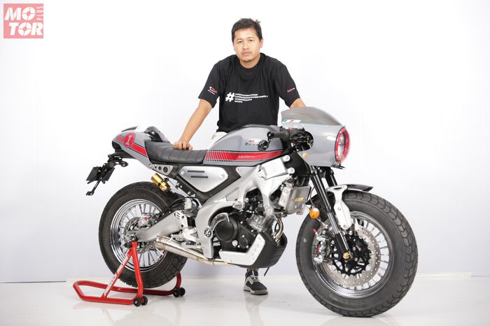 Yamaha XSR 155 Cafe Racer pemenang kelas Heritage Built di Pontianak