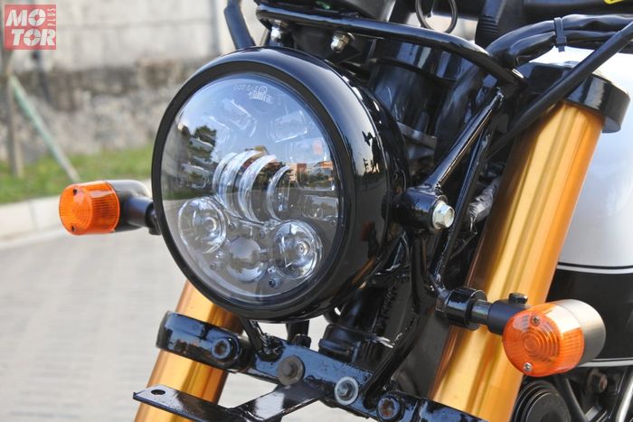 Modifikasi Yamaha Scorpio Aliran Scrambler, Tampang Makin Padat Berkat