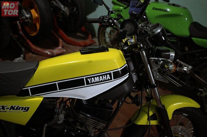 Modifikasi Yamaha RX-King Livery Valentino Rossi, Dulunya ...
