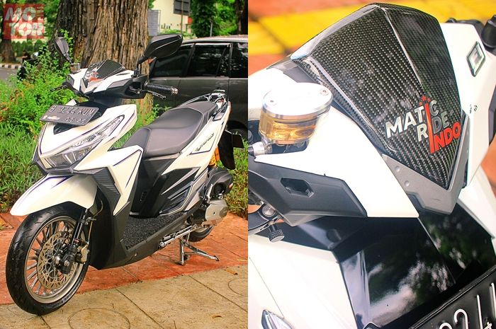 Modifikasi Honda Vario 150 LED, Siap Diajak Turing Sampai Kontes