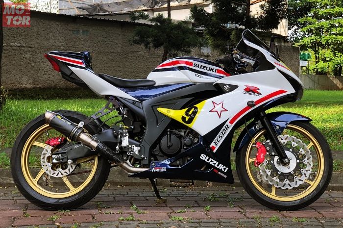Jarang Nih Suzuki GSX-R150 Modifikasi, Pakai Pelek Spek Ninja 150 ...