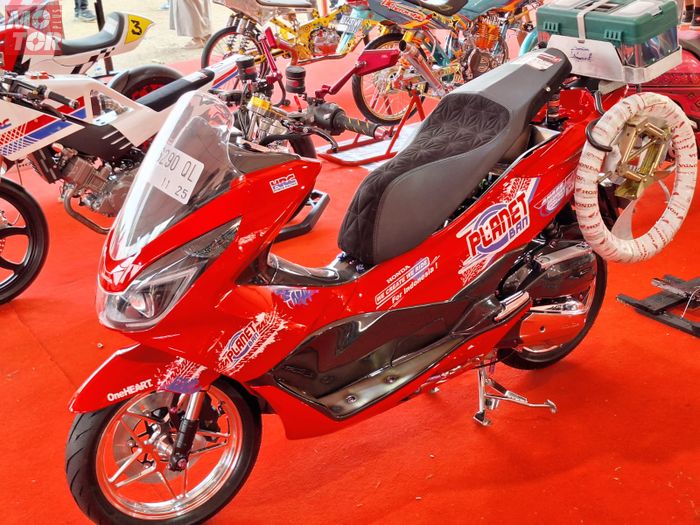 Modifikasi Motor Honda PCX 150 Jadi Tambal Ban Panggilan, Perintilan