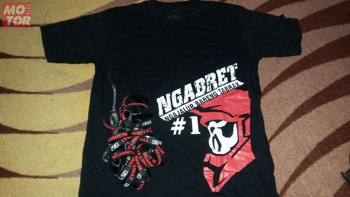 Keren Kaos  Dan Tanda Peserta Adventure Ngajalur Bareng 