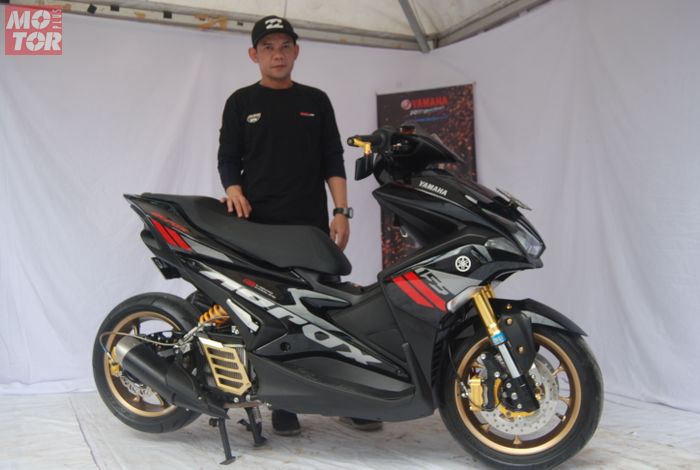 Maksimalkan Area Bokong Yamaha Aerox Ini Kelihatan 