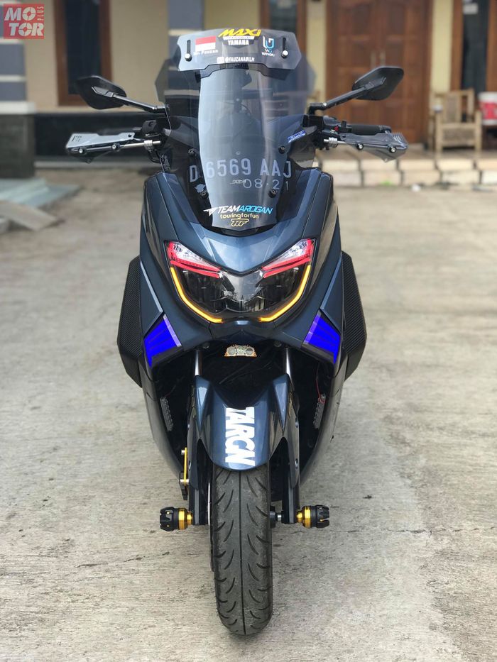 Buset Terlihat Minimalis  Padahal Modifikasi Yamaha NMAX 