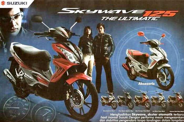 Brosur Suzuki Skywave 125 